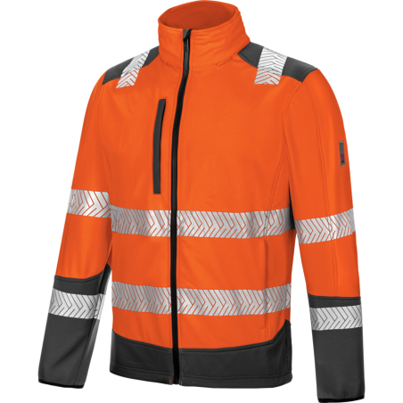 Softshell de travail Würth Modyf Fluo Orange