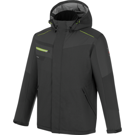 Softshell matelassée de travail Würth Modyf Stretch Evolution Anthracite/Lime