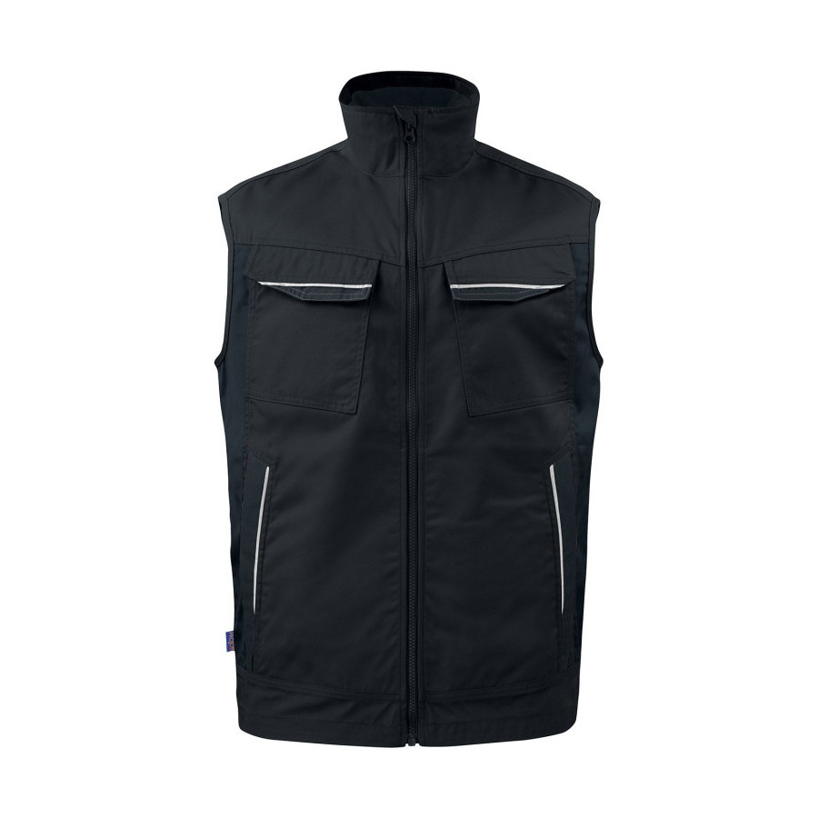 Gilet de travail ProJob sans manche multipoches